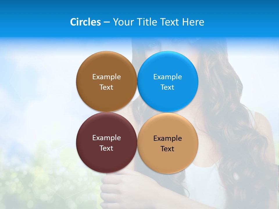 Creativity Decorated Posing PowerPoint Template
