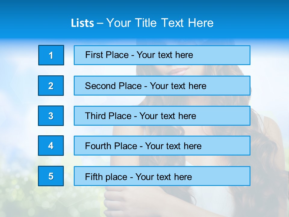Creativity Decorated Posing PowerPoint Template