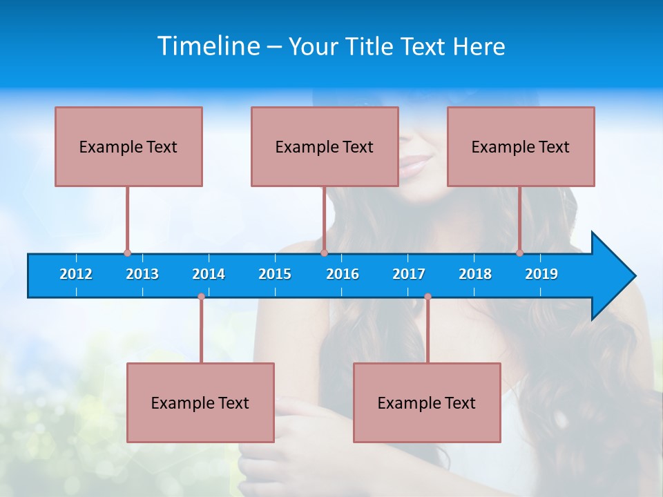 Creativity Decorated Posing PowerPoint Template