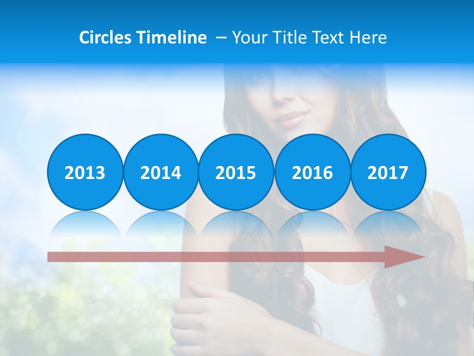 Creativity Decorated Posing PowerPoint Template