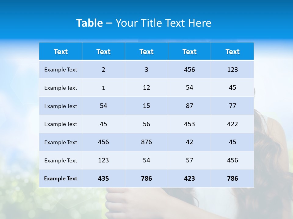Creativity Decorated Posing PowerPoint Template