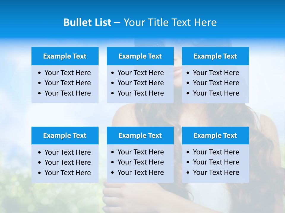 Creativity Decorated Posing PowerPoint Template