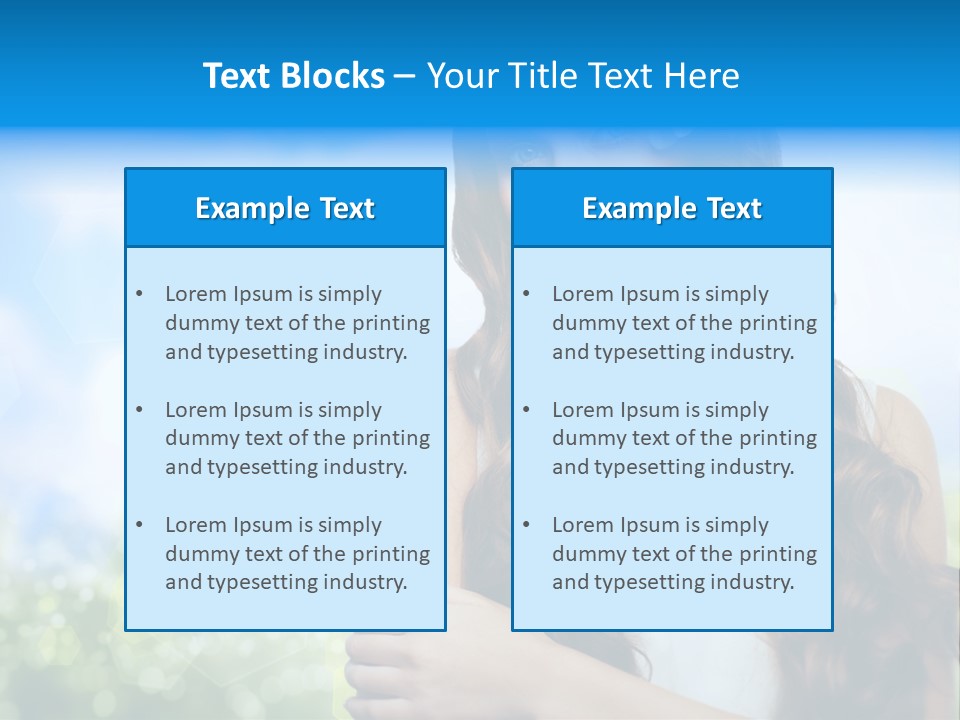Creativity Decorated Posing PowerPoint Template