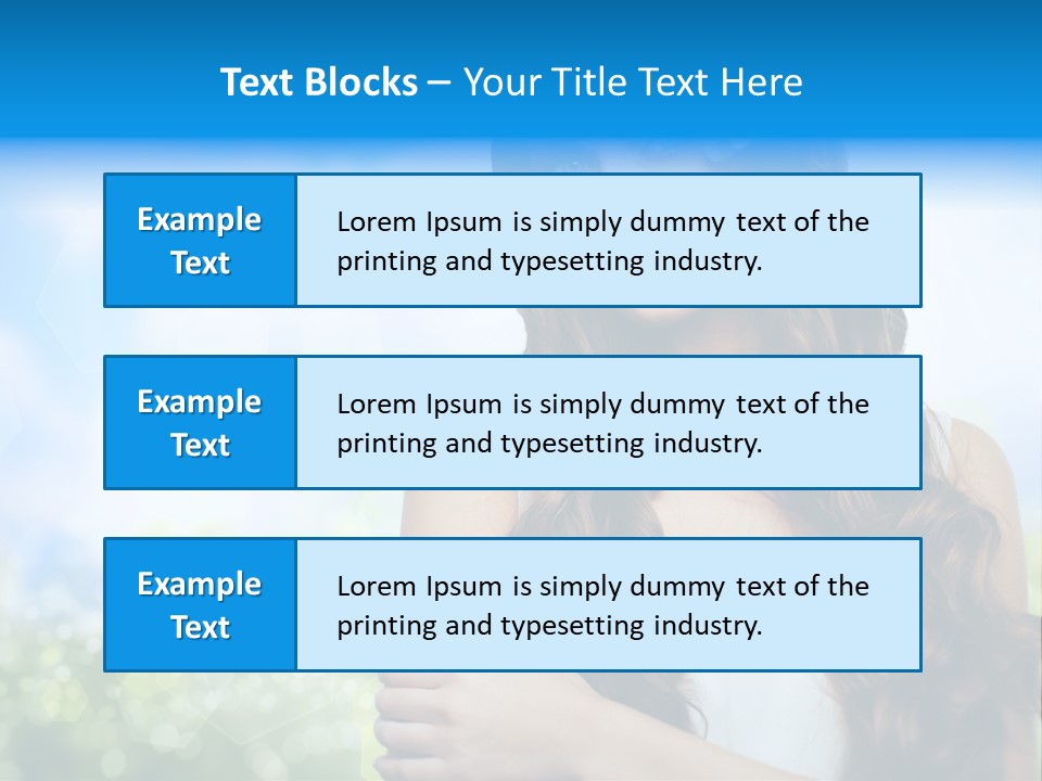 Creativity Decorated Posing PowerPoint Template
