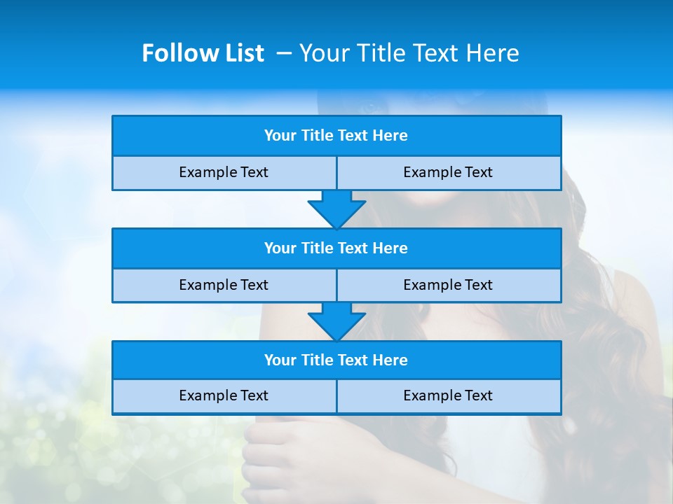 Creativity Decorated Posing PowerPoint Template