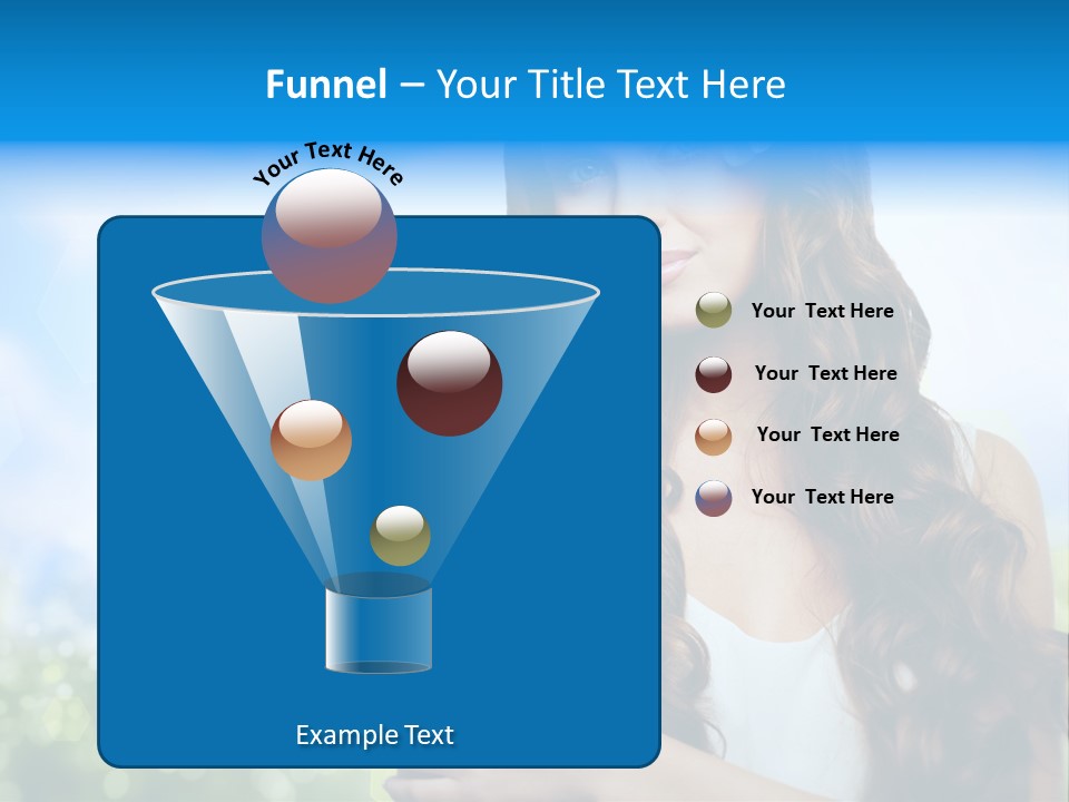Creativity Decorated Posing PowerPoint Template