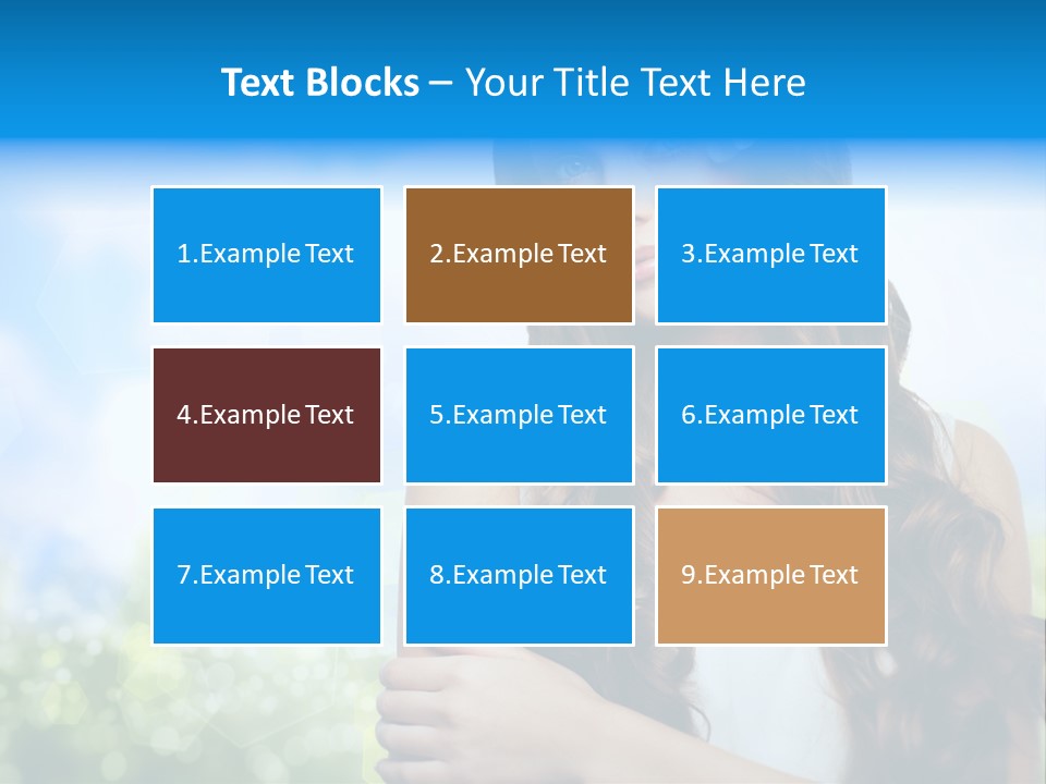 Creativity Decorated Posing PowerPoint Template