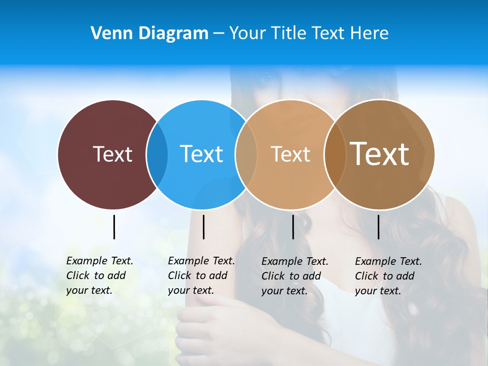 Creativity Decorated Posing PowerPoint Template