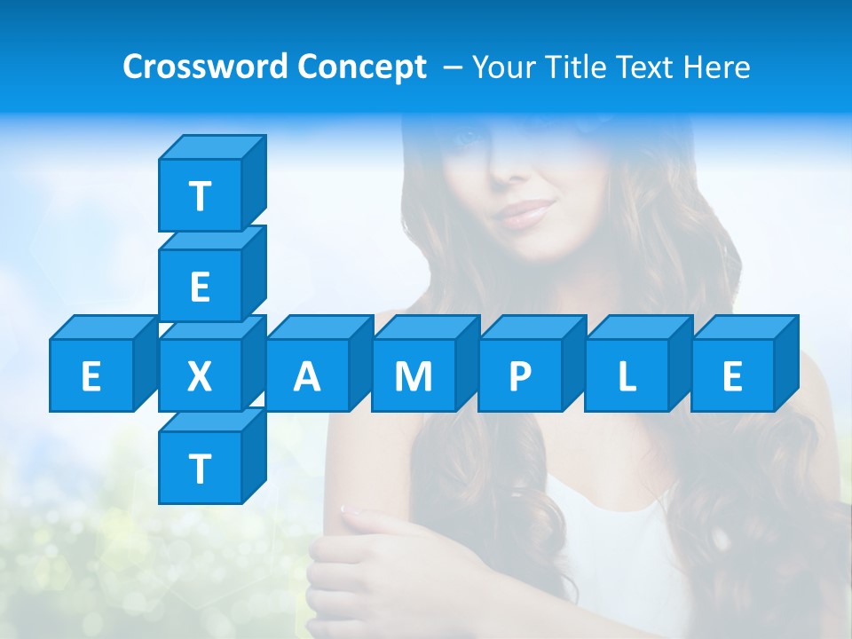Creativity Decorated Posing PowerPoint Template