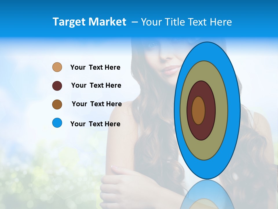 Creativity Decorated Posing PowerPoint Template