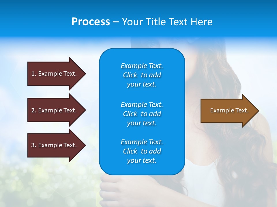 Creativity Decorated Posing PowerPoint Template
