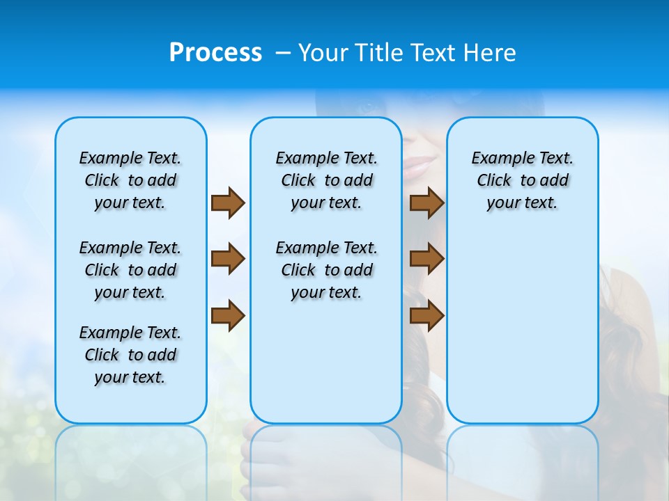 Creativity Decorated Posing PowerPoint Template