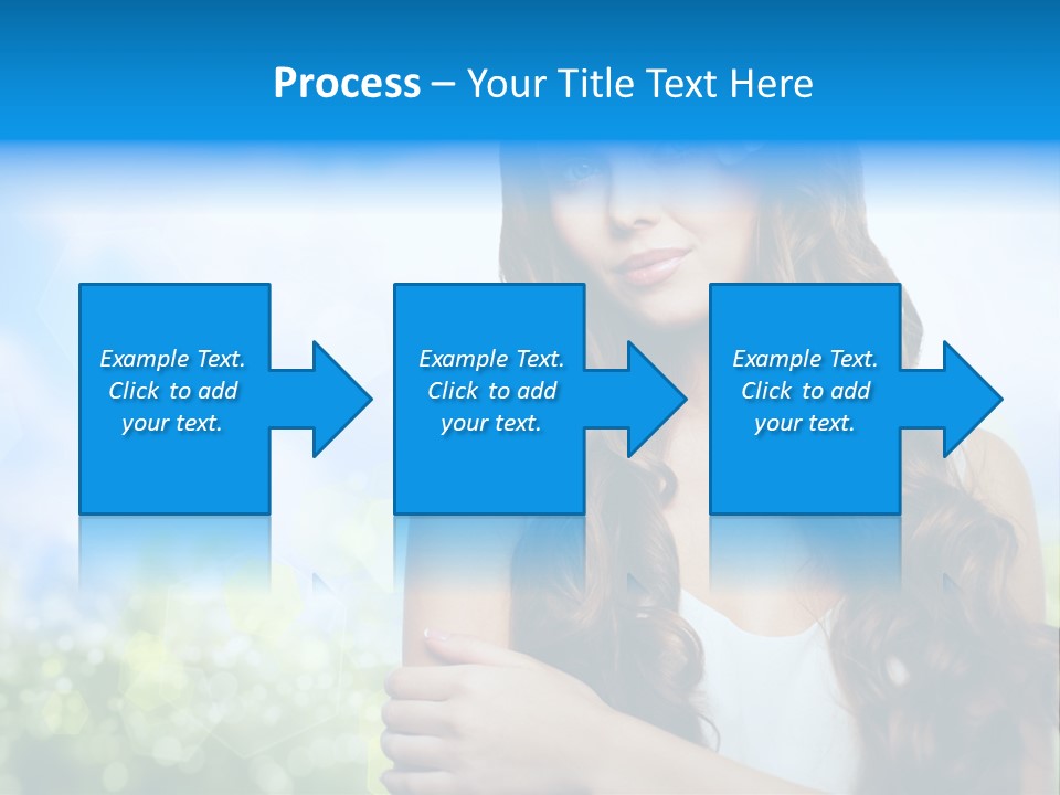 Creativity Decorated Posing PowerPoint Template