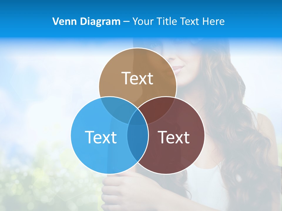 Creativity Decorated Posing PowerPoint Template