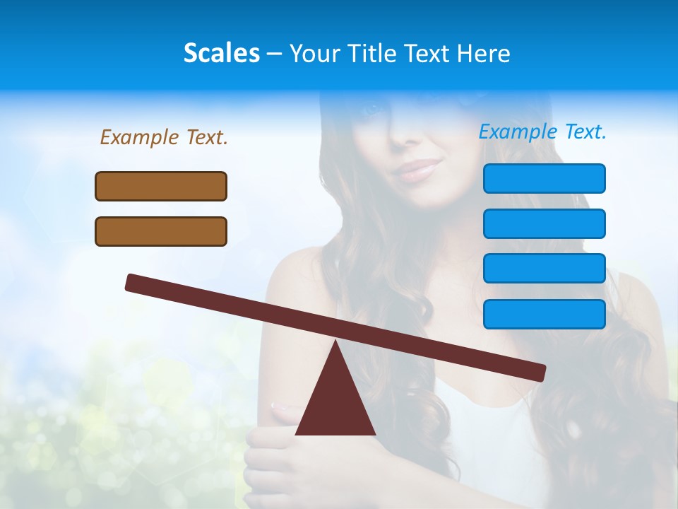 Creativity Decorated Posing PowerPoint Template