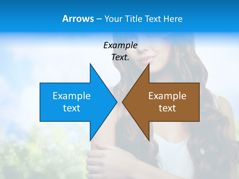 Creativity Decorated Posing PowerPoint Template