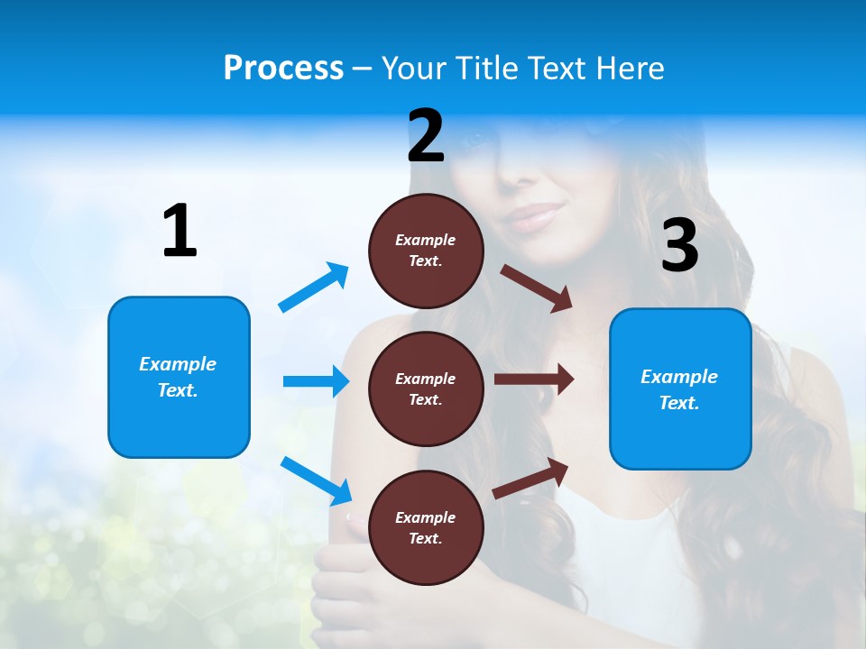 Creativity Decorated Posing PowerPoint Template