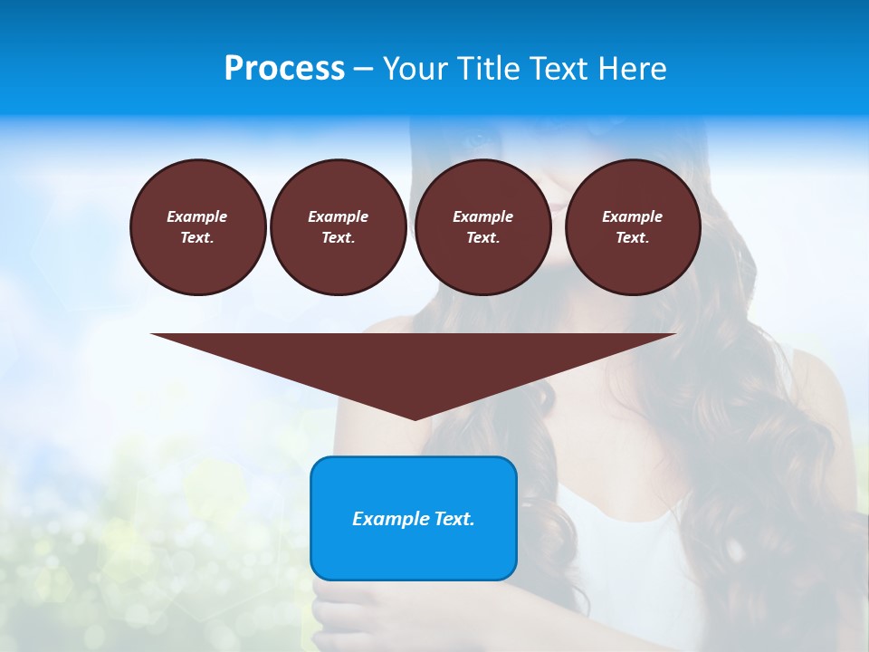 Creativity Decorated Posing PowerPoint Template
