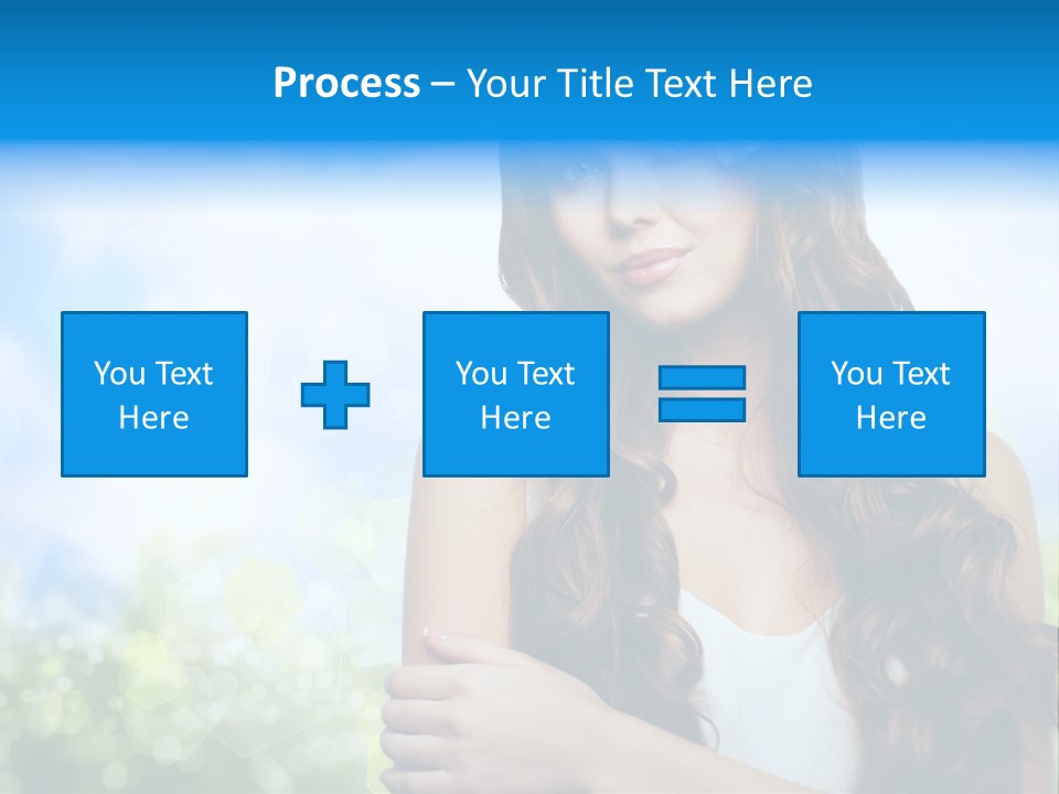 Creativity Decorated Posing PowerPoint Template