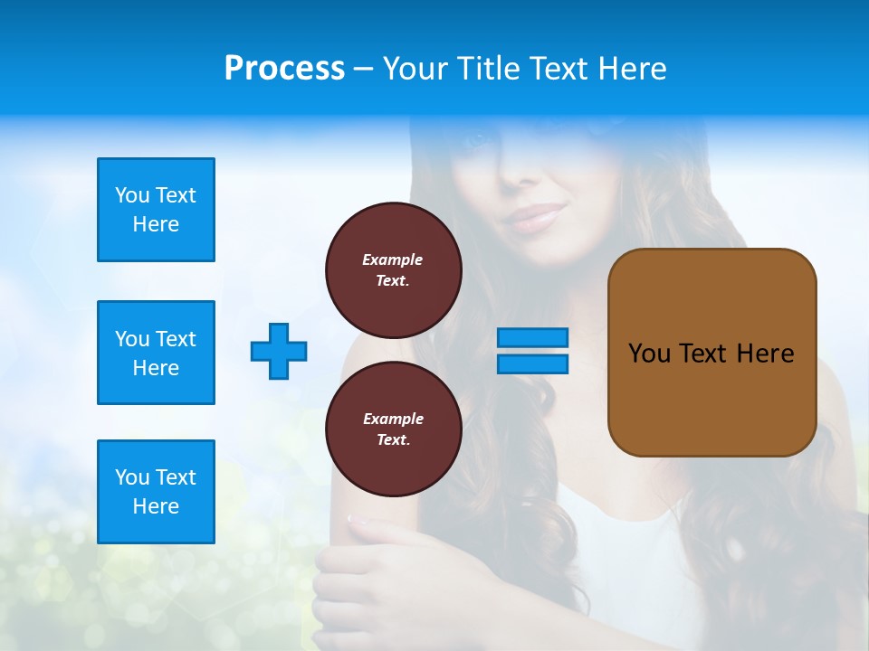 Creativity Decorated Posing PowerPoint Template