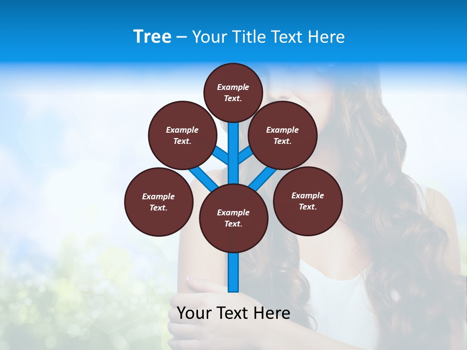 Creativity Decorated Posing PowerPoint Template