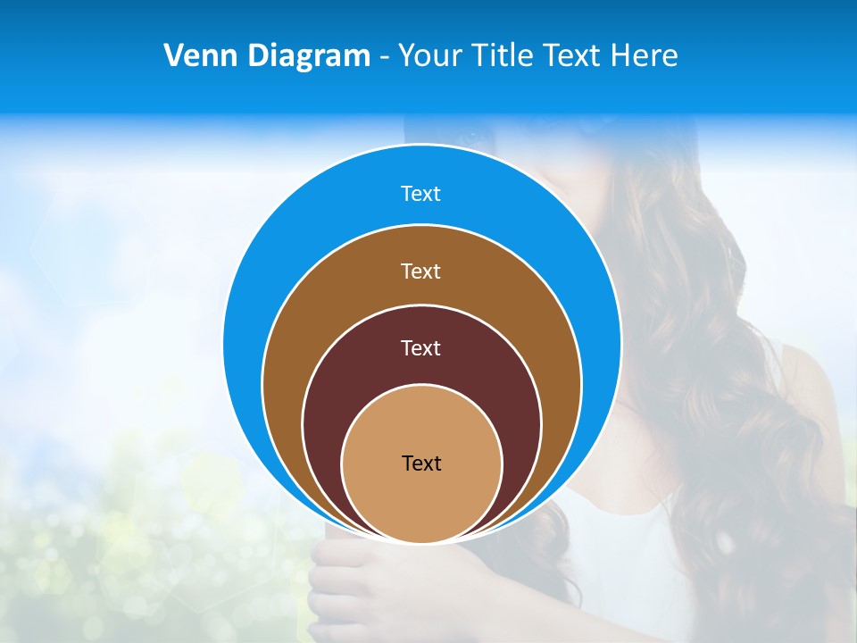 Creativity Decorated Posing PowerPoint Template