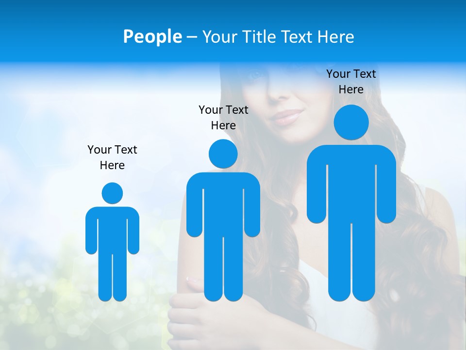 Creativity Decorated Posing PowerPoint Template