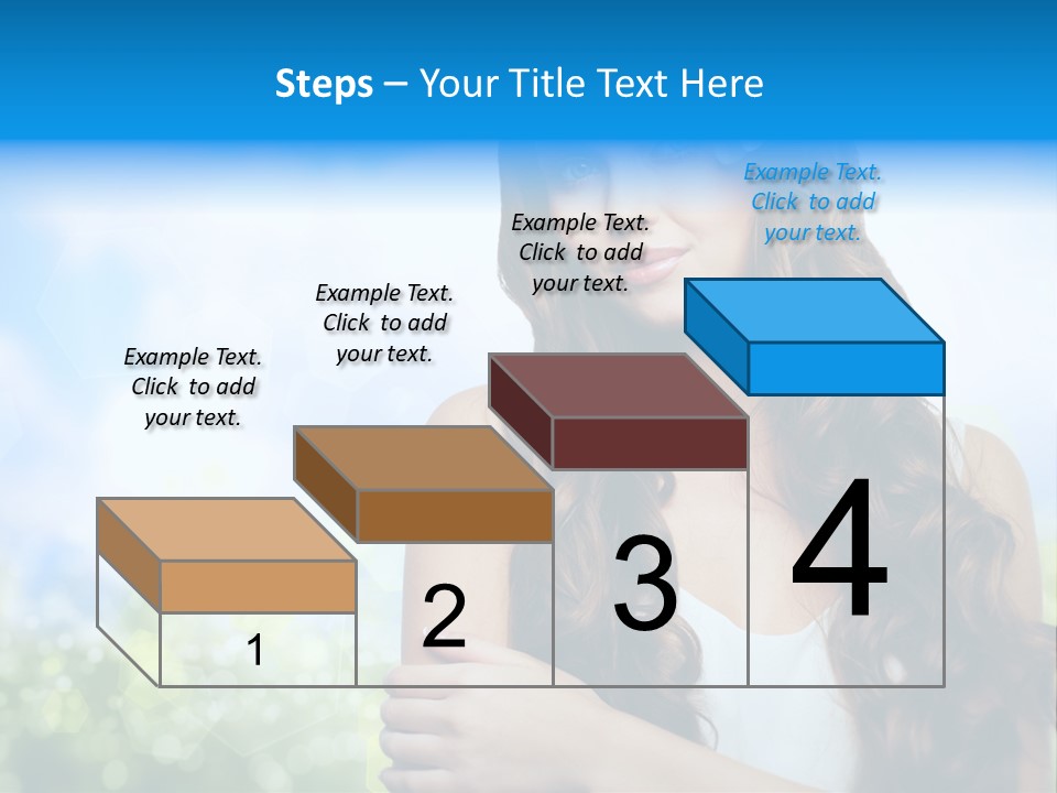 Creativity Decorated Posing PowerPoint Template