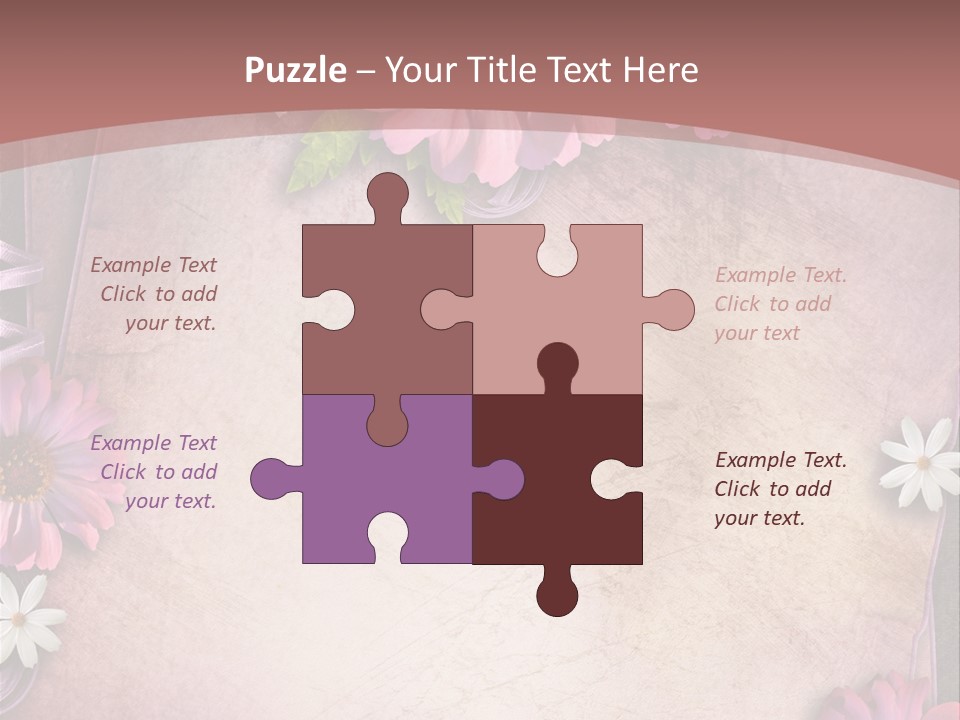 Betrothal Spring Invitation PowerPoint Template