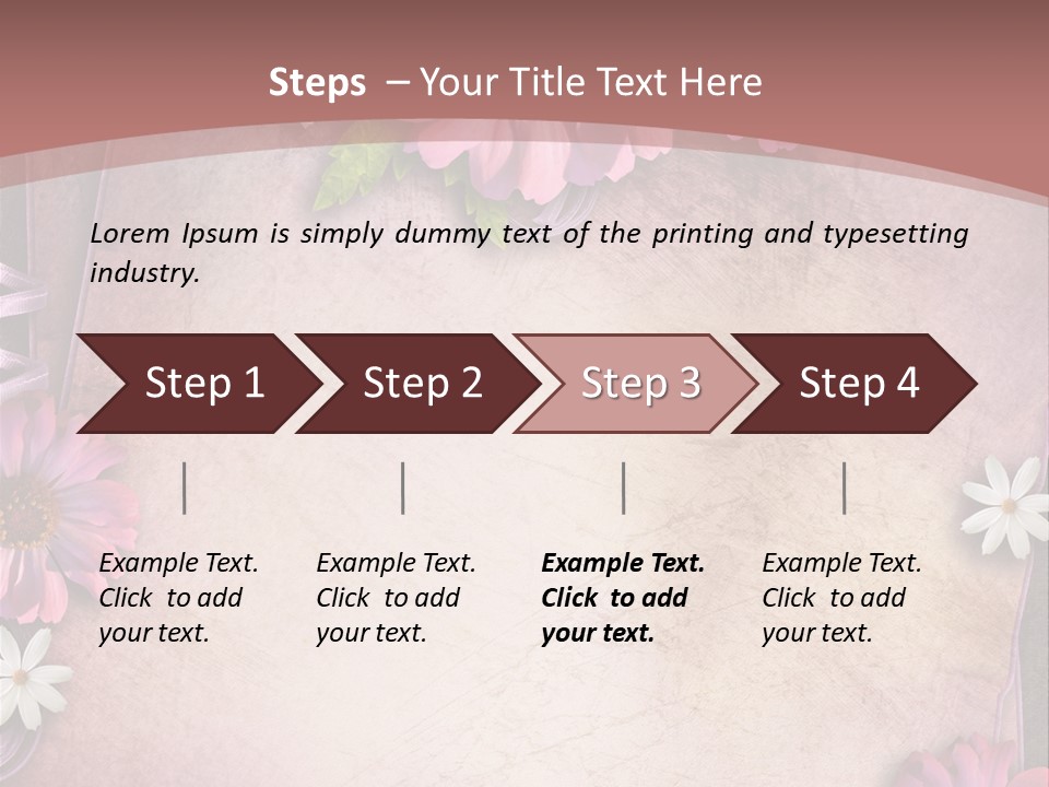 Betrothal Spring Invitation PowerPoint Template