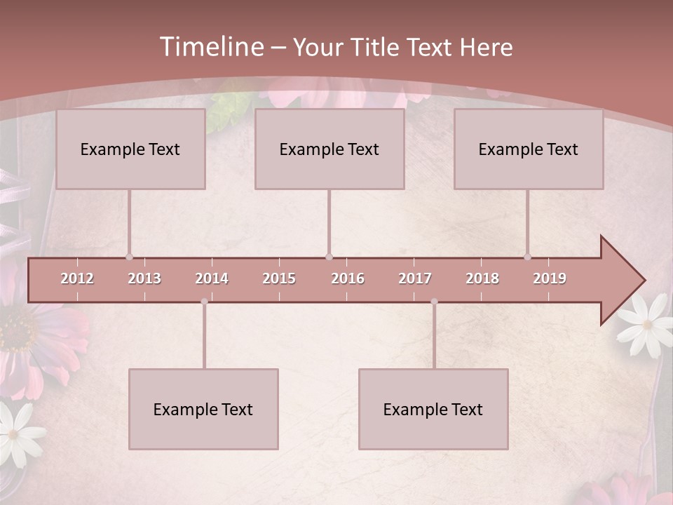 Betrothal Spring Invitation PowerPoint Template