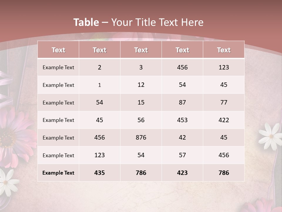 Betrothal Spring Invitation PowerPoint Template