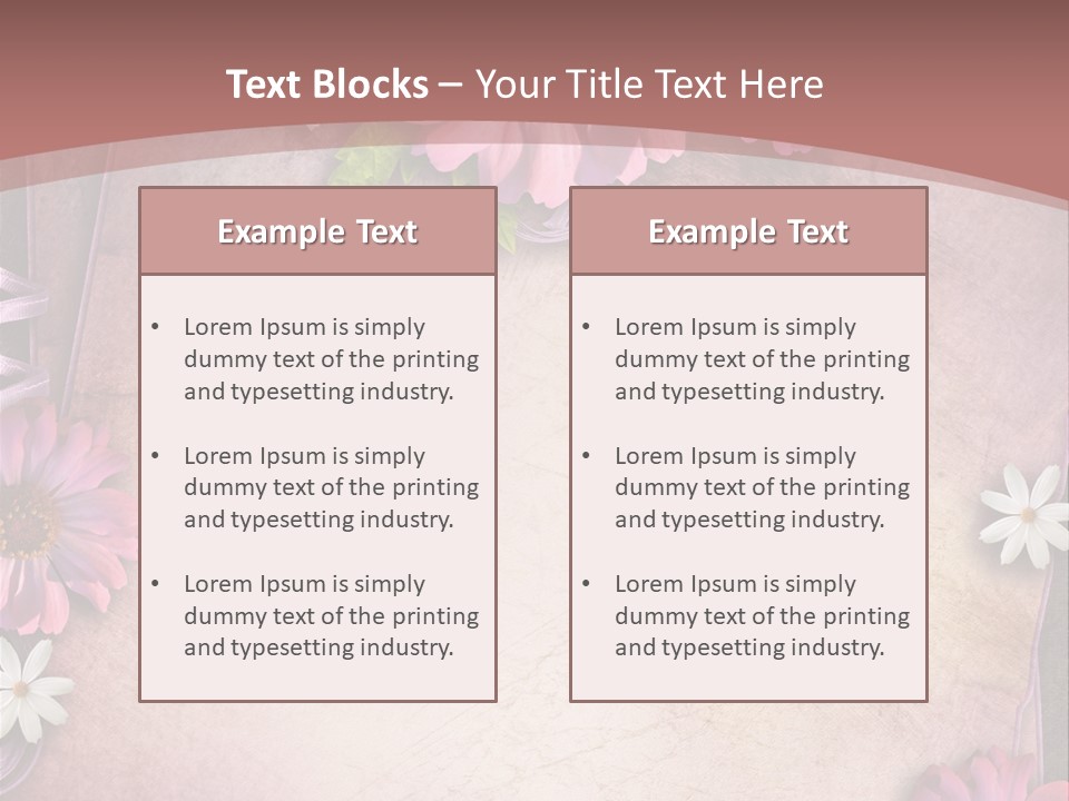 Betrothal Spring Invitation PowerPoint Template