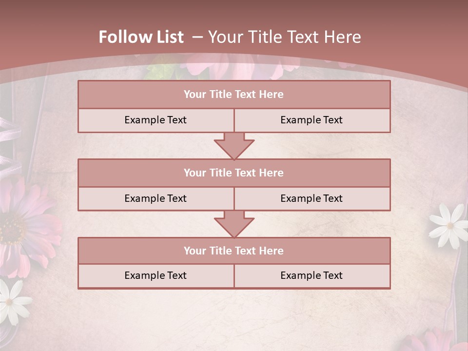 Betrothal Spring Invitation PowerPoint Template