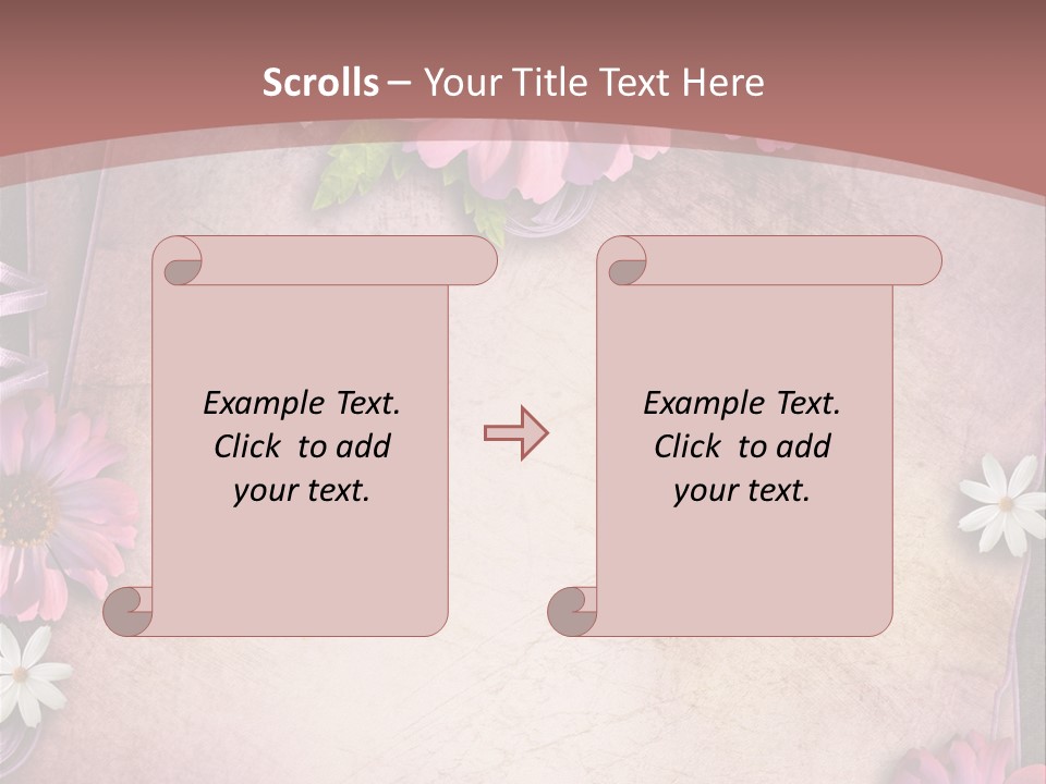Betrothal Spring Invitation PowerPoint Template