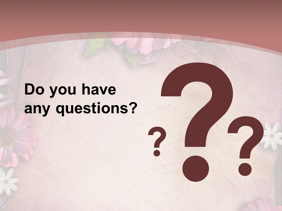 Betrothal Spring Invitation PowerPoint Template