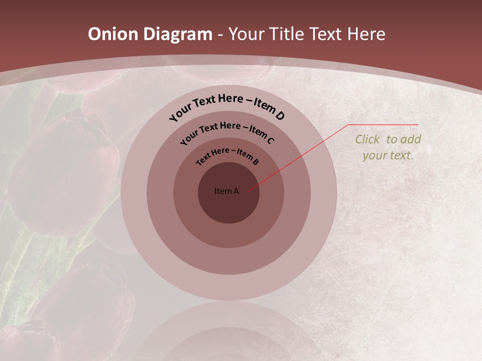 Isolated Florist Petal PowerPoint Template