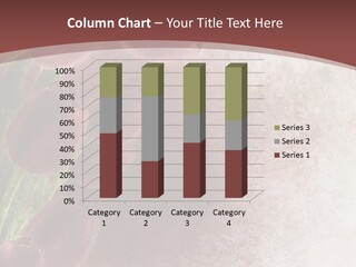 Isolated Florist Petal PowerPoint Template