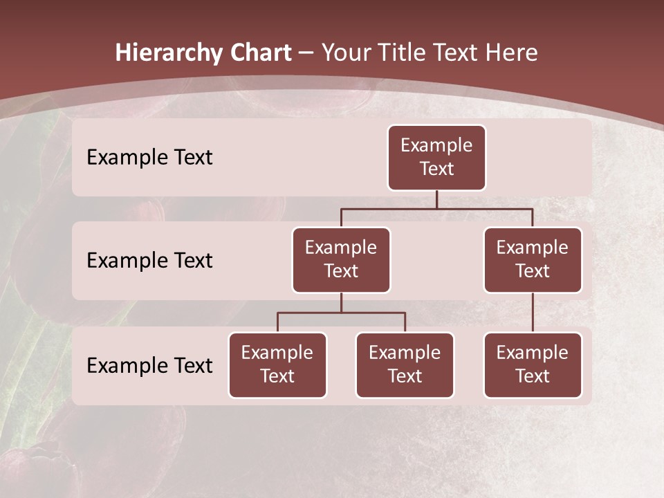 Isolated Florist Petal PowerPoint Template