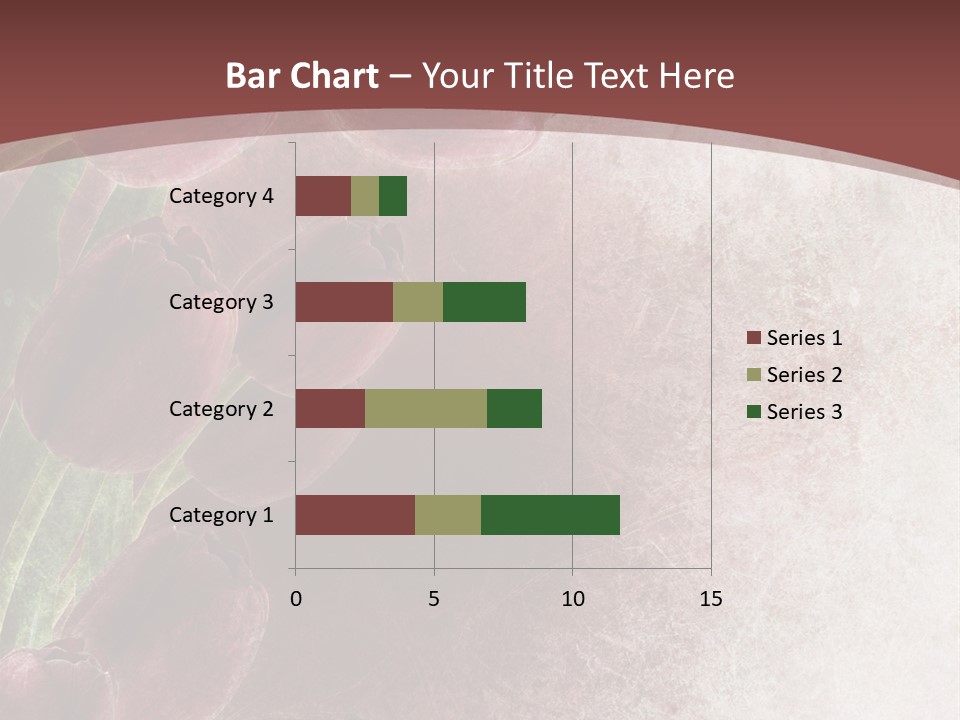 Isolated Florist Petal PowerPoint Template