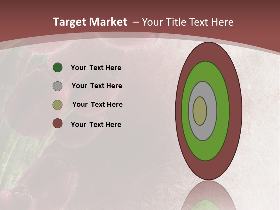 Isolated Florist Petal PowerPoint Template