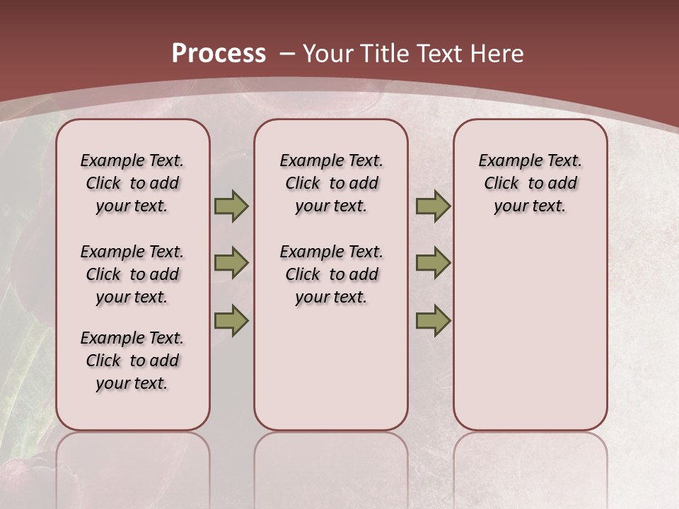 Isolated Florist Petal PowerPoint Template