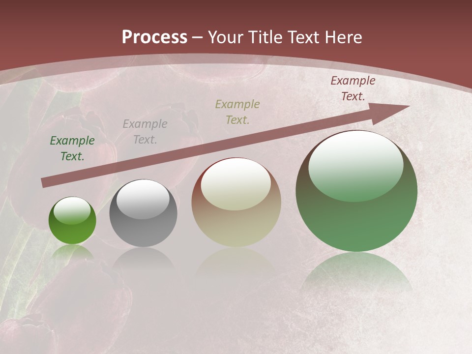 Isolated Florist Petal PowerPoint Template