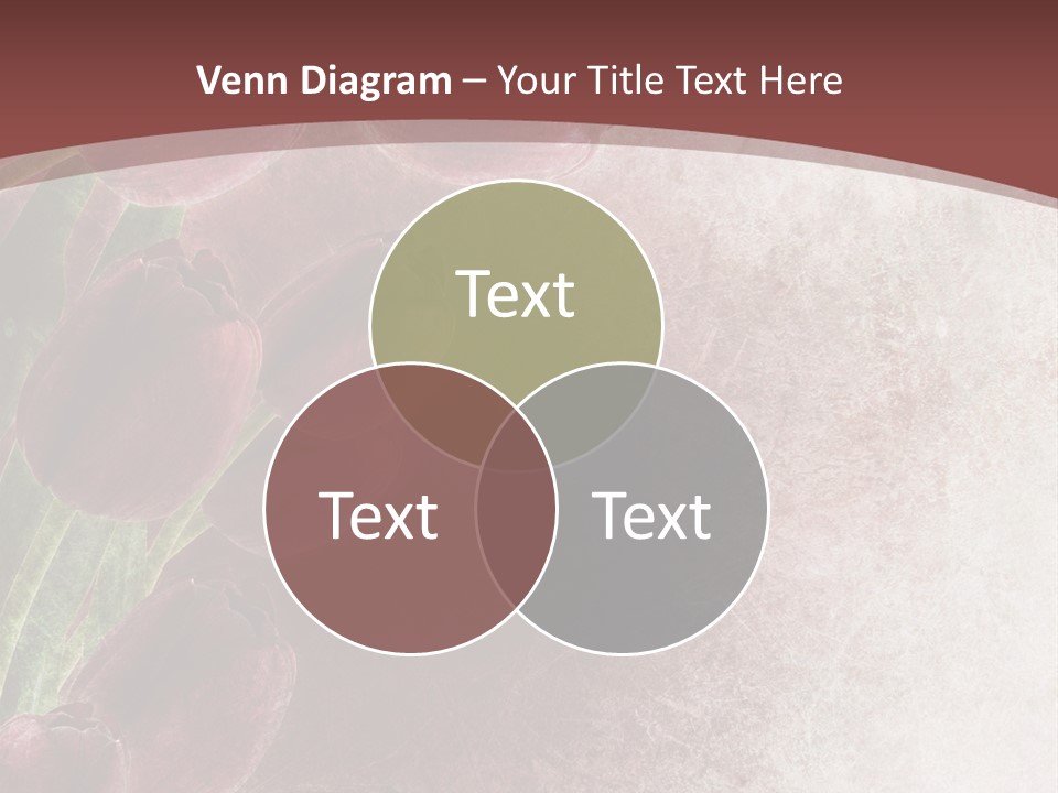 Isolated Florist Petal PowerPoint Template