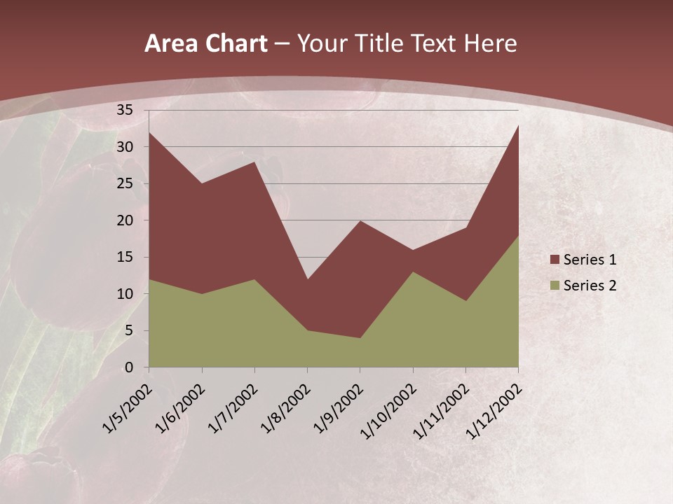 Isolated Florist Petal PowerPoint Template
