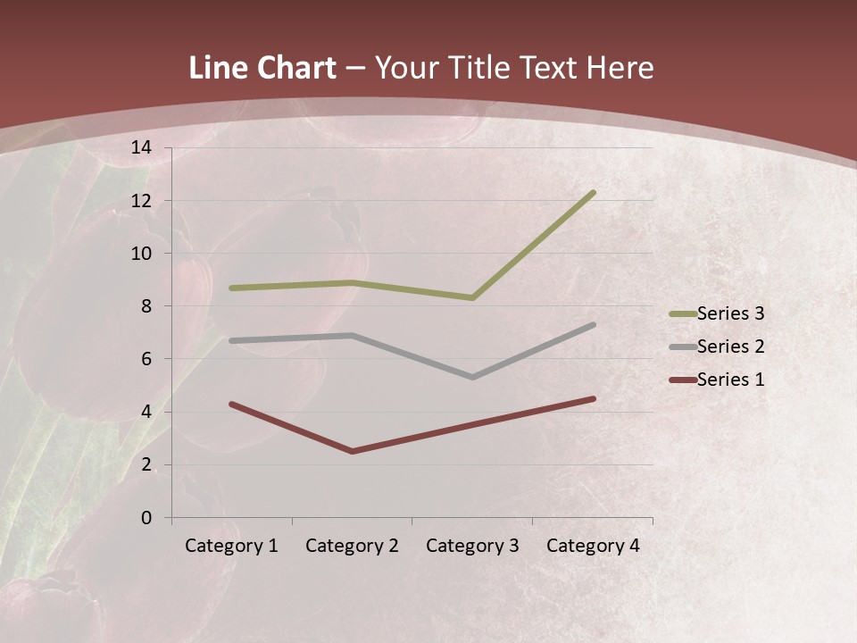 Isolated Florist Petal PowerPoint Template