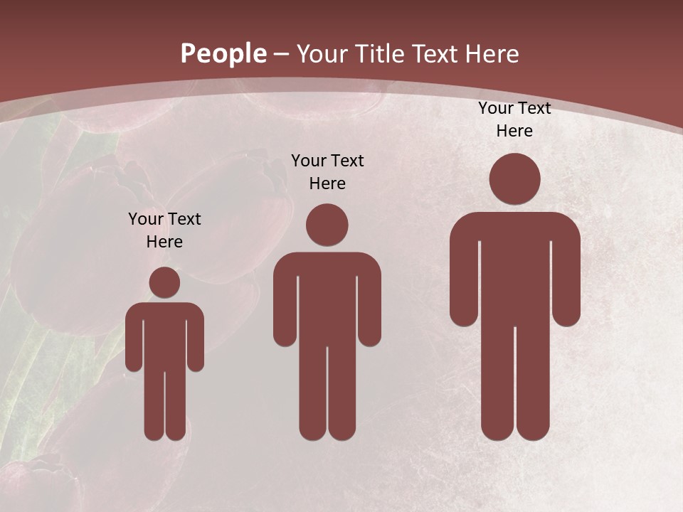 Isolated Florist Petal PowerPoint Template