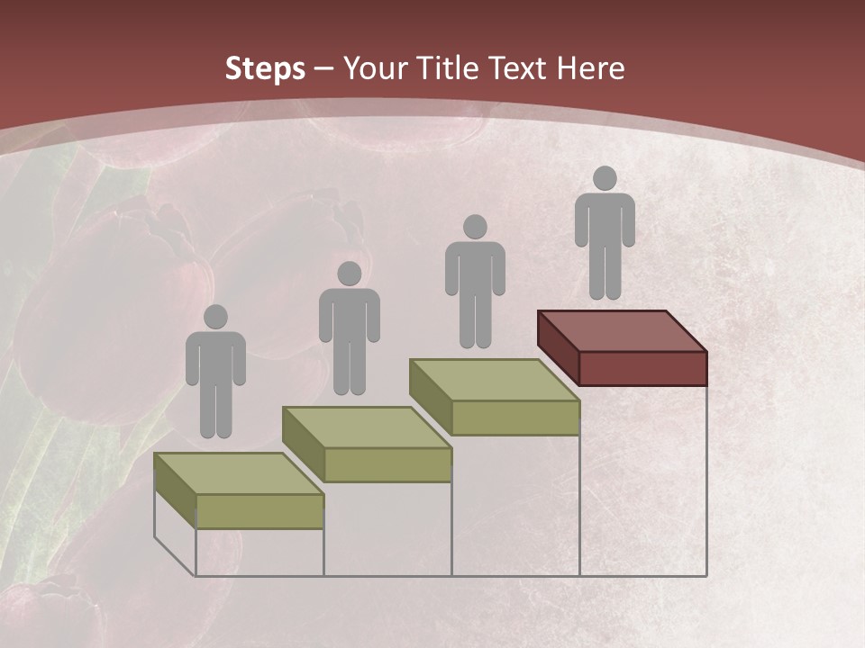 Isolated Florist Petal PowerPoint Template