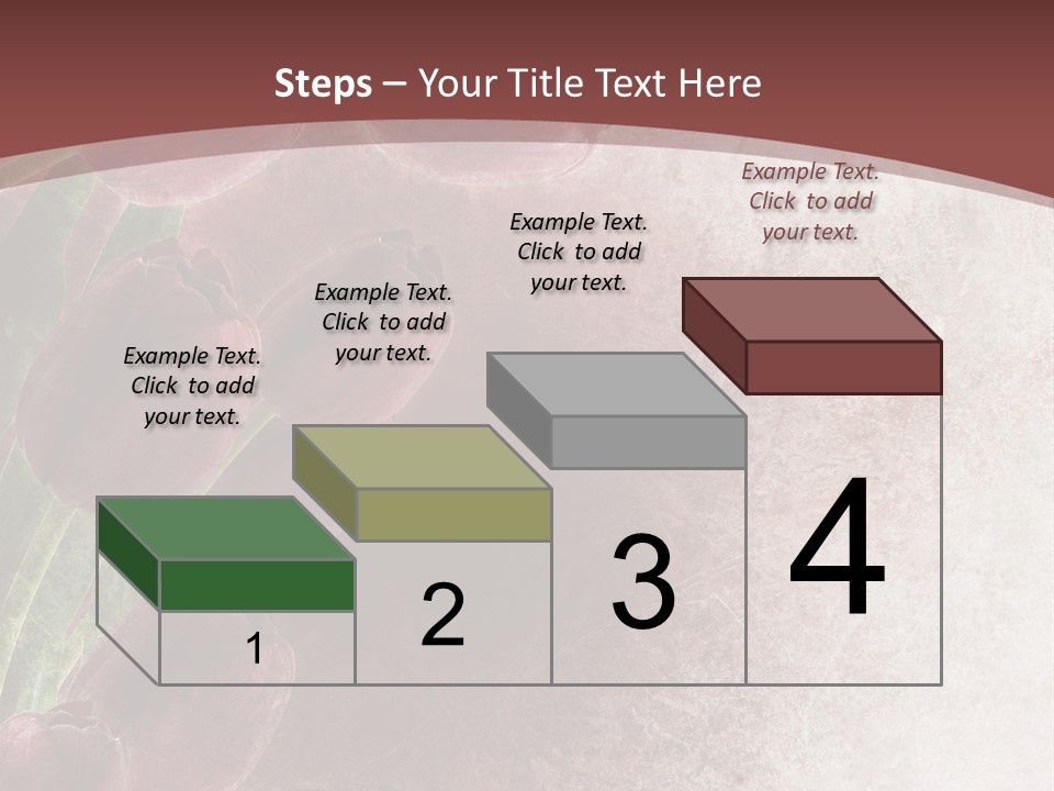 Isolated Florist Petal PowerPoint Template