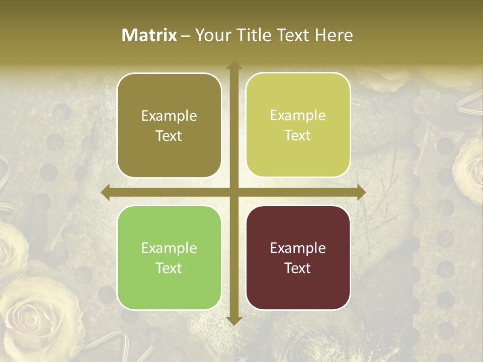 Letter Photo Texture PowerPoint Template